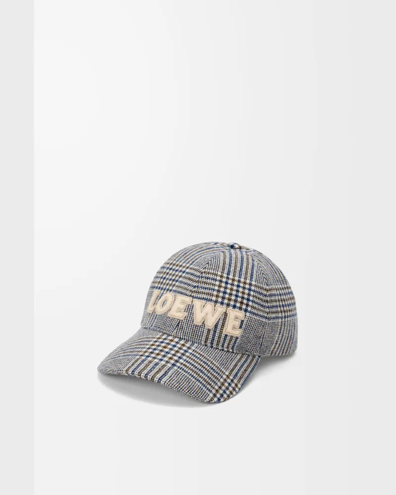 Loewe Cap In Wool Size Mujer Blue