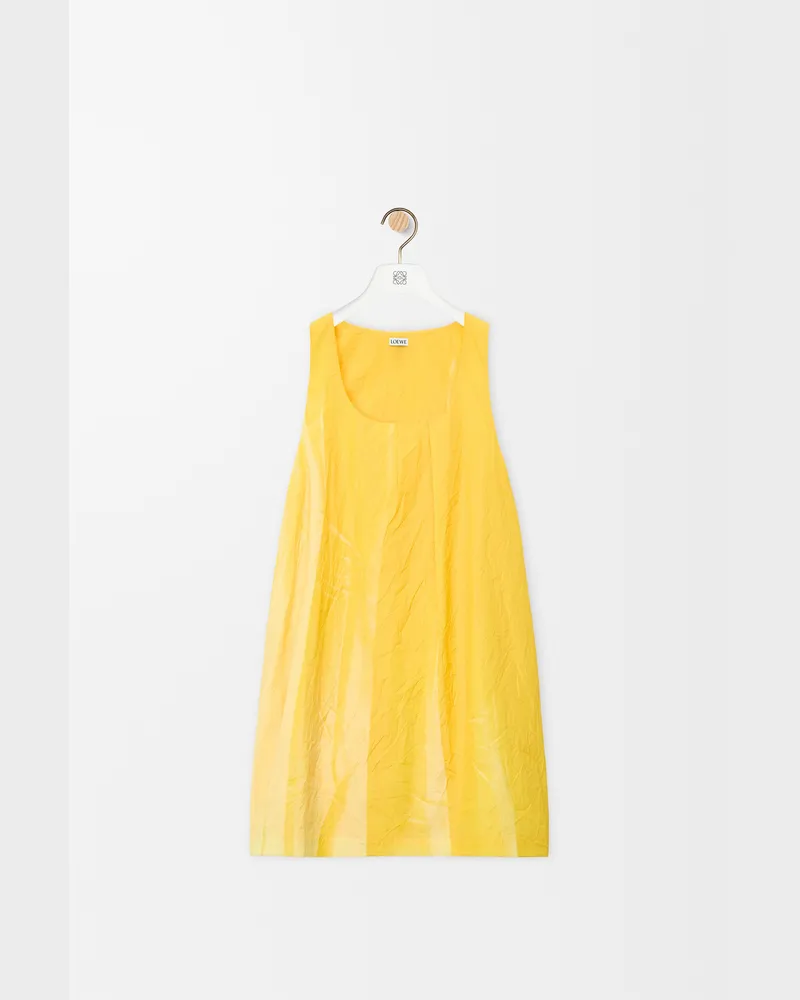 Loewe Dress In Technical Cotton Size Mujer Yellow