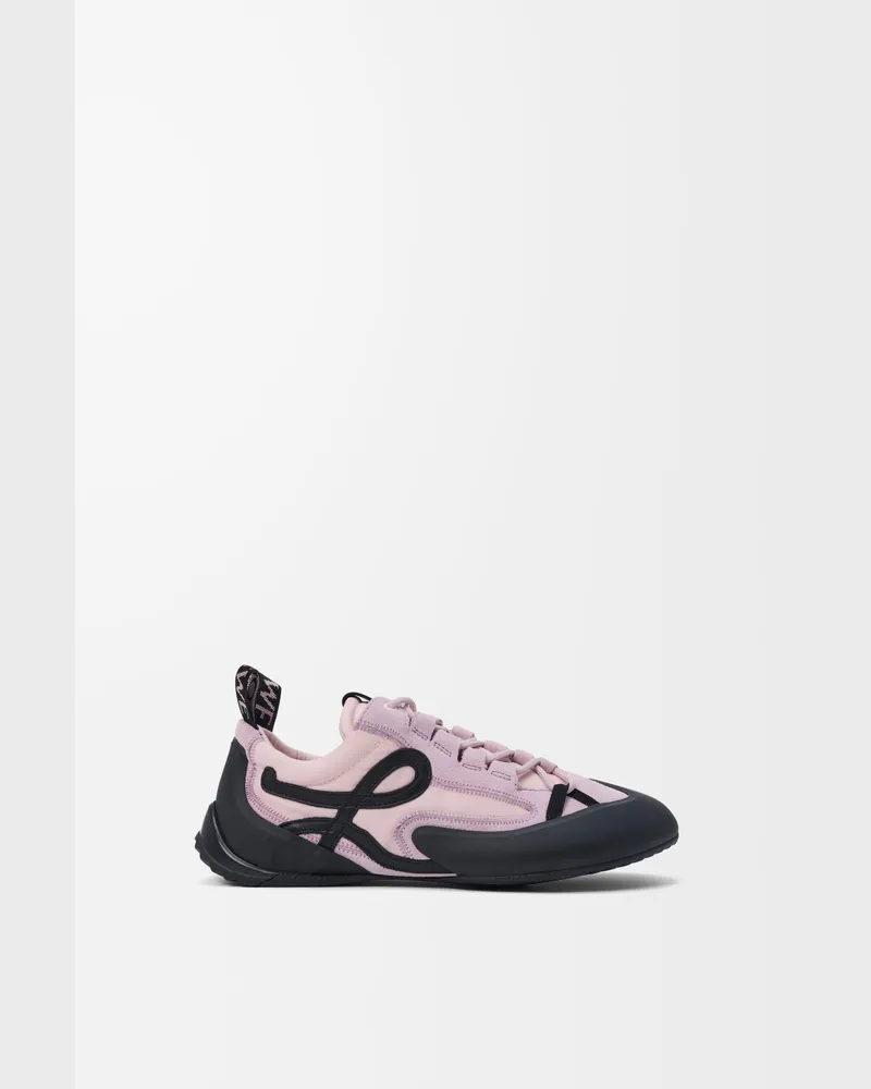 Loewe Grip Sneaker In Nylon And Suede Size Mujer Pink