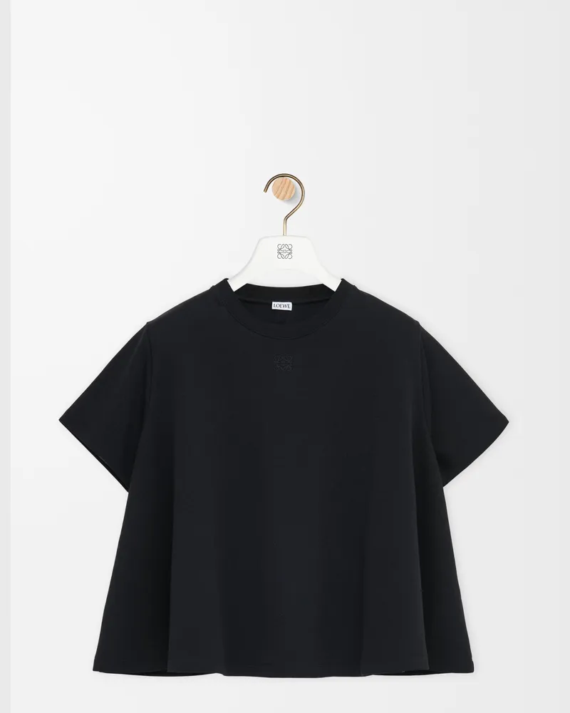 Loewe Trapeze Top In Cotton Blend Size Mujer Black