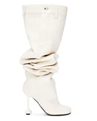 Loewe Luxury Toy over the knee boot in nappa lambskin Anthurium