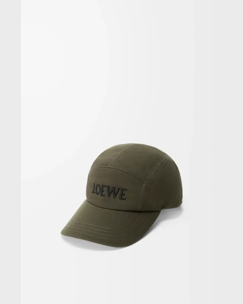 Loewe Camp Cap In Cotton Size Hombre Dark