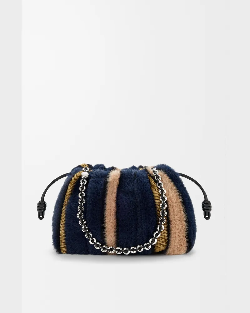 Loewe Medium Flamenco Purse In Jacquard Knit Mujer Multicolor