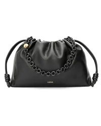 Loewe Luxury Large Flamenco purse in mellow nappa lambskin Black