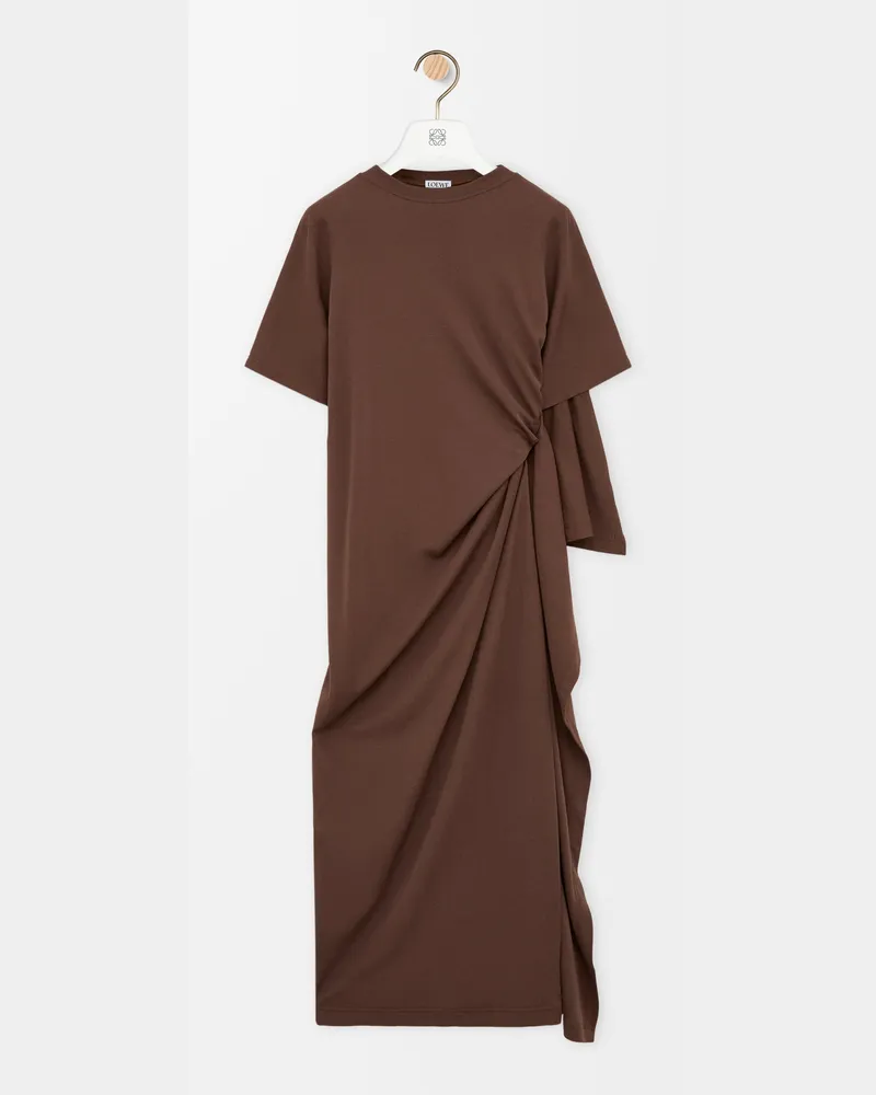 Loewe Dress In Viscose Blend Size Mujer Dark