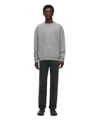 Loewe Luxury Relaxed fit sweatshirt in cotton Grey