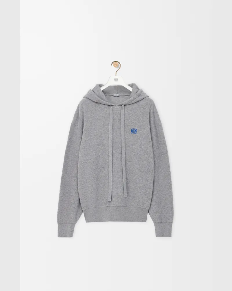 Loewe Hoodie In Wool Size Hombre Light
