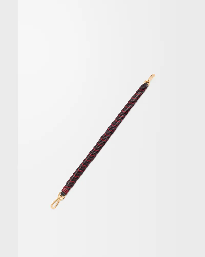 Loewe Arrow Short Strap In Leather skin Mujer Black