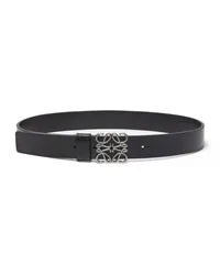 Loewe Luxury Chunky Anagram belt in calfskin Black