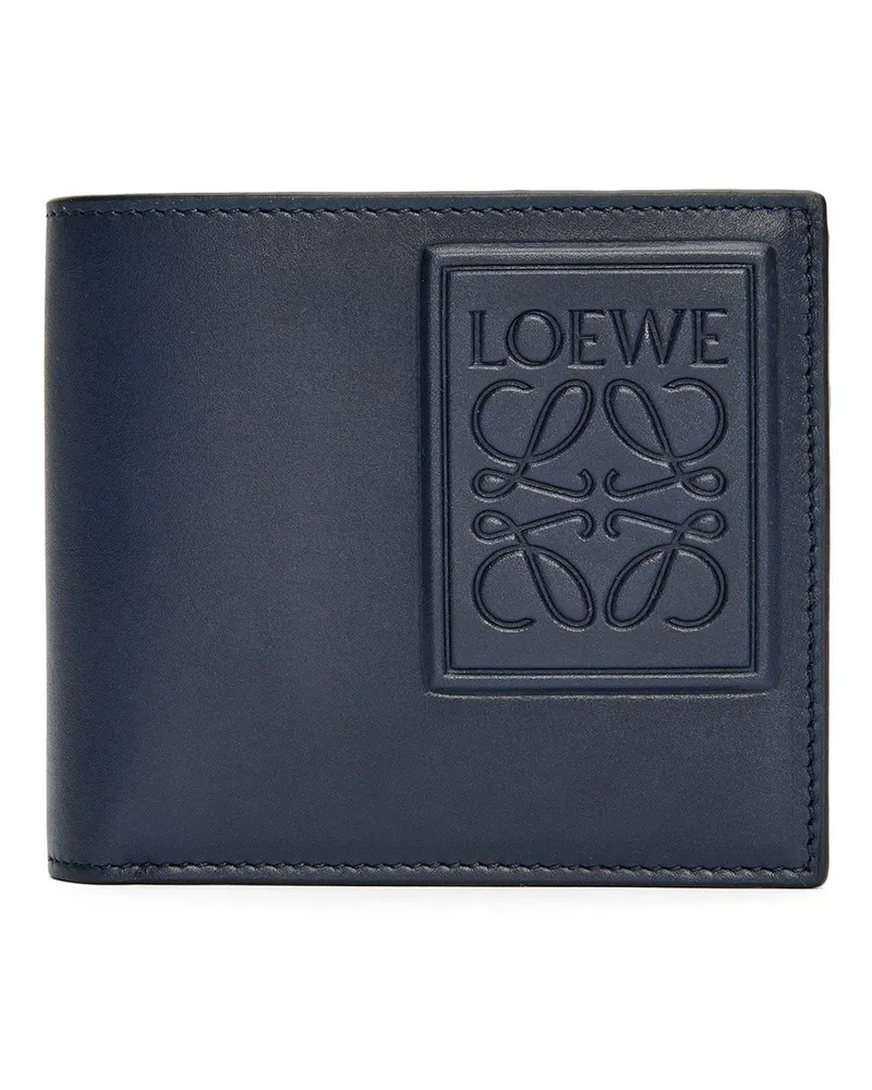 Loewe Luxury Bifold wallet in satin calfskin Deep