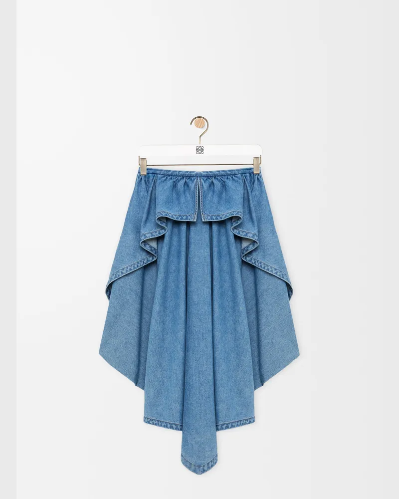 Loewe Skirt In Denim Size Mujer Light