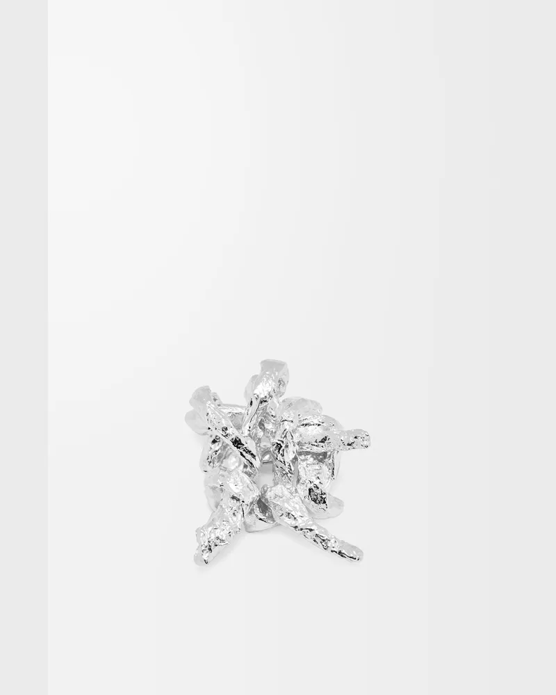 Loewe Tarantella Brooch In Sterling Silver Mujer Silver