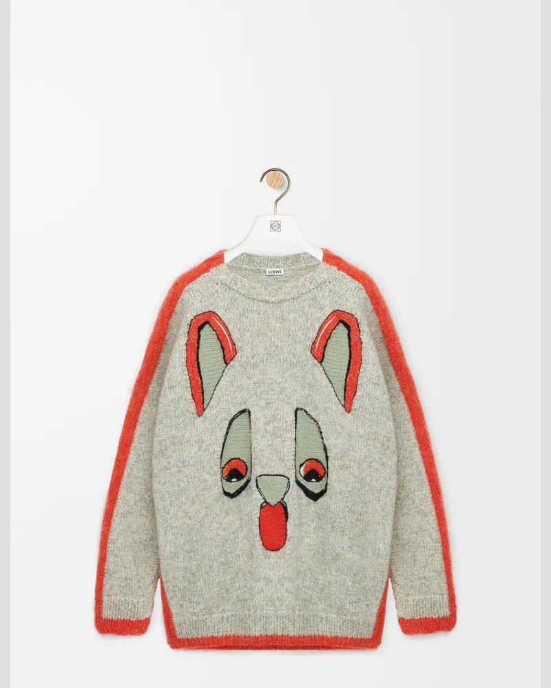 Loewe Sweater In Wool Size Hombre White