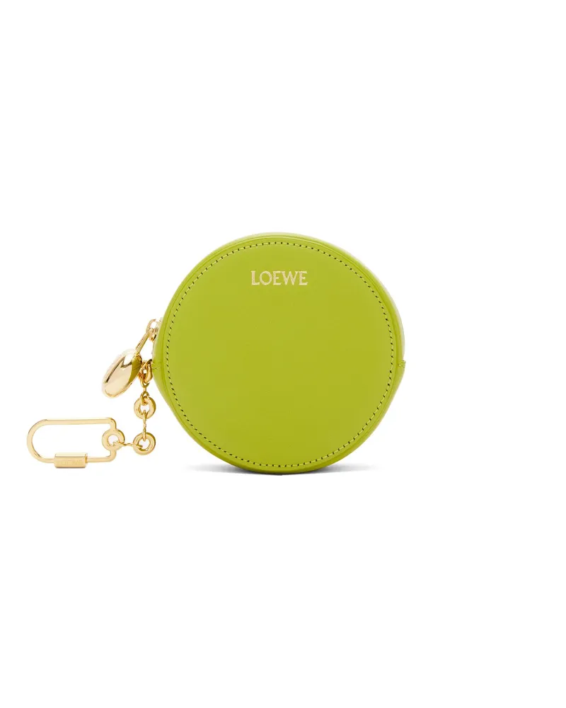 Loewe Luxury Pebble cookie key holder in shiny nappa calfskin Meadow