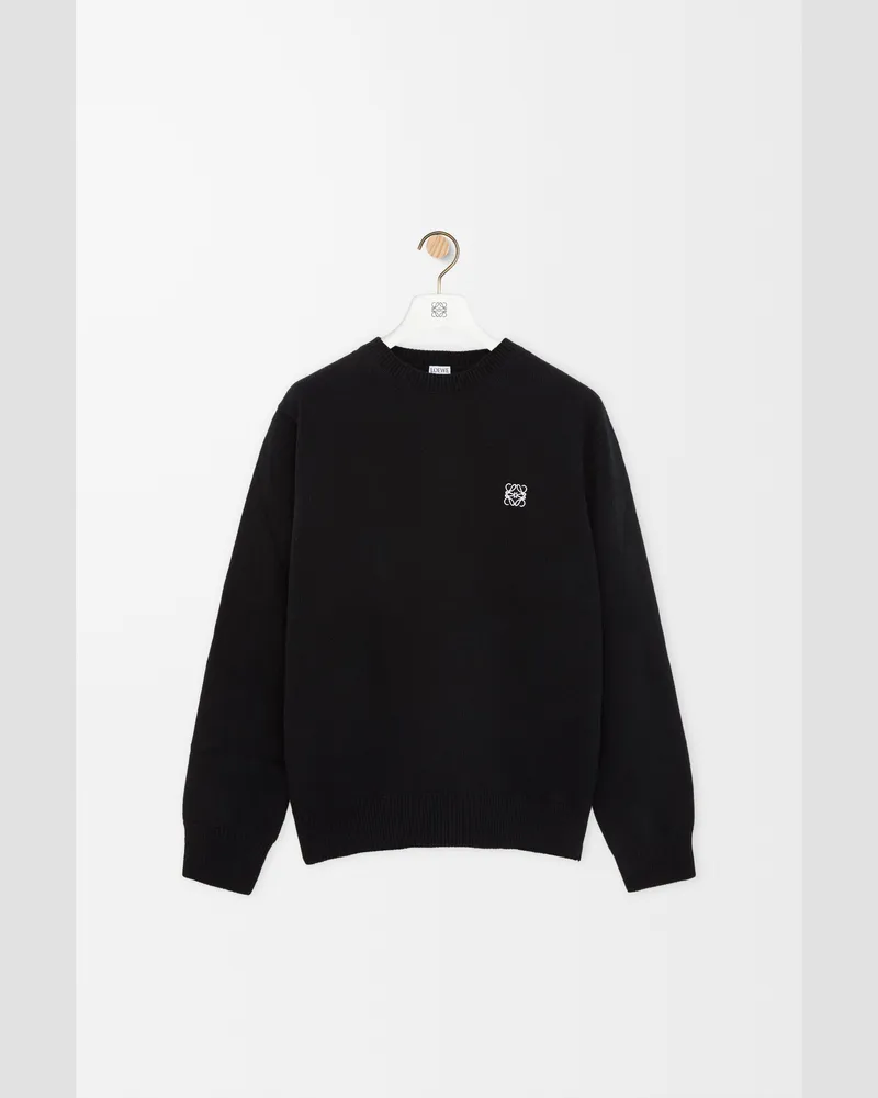 Loewe Sweater In Wool Size Hombre Black