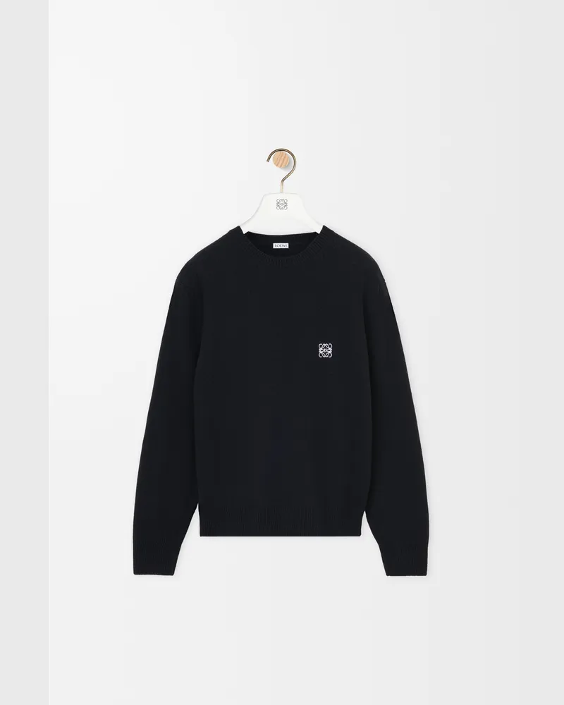 Loewe Sweater In Wool Size Hombre Black