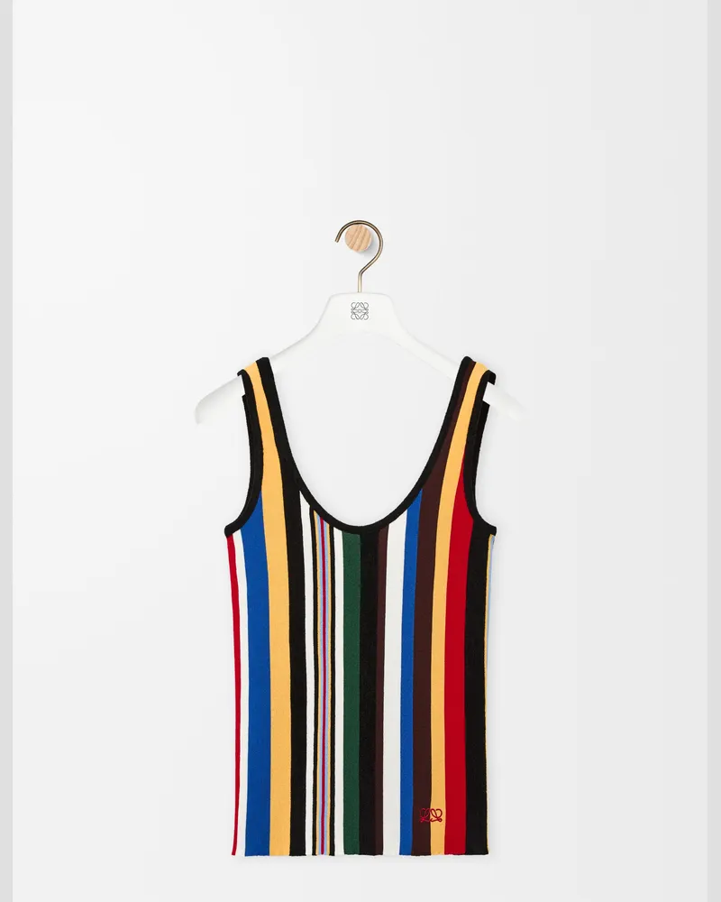 Loewe Tank Top In Stretch Viscose Blend Size Mujer Red