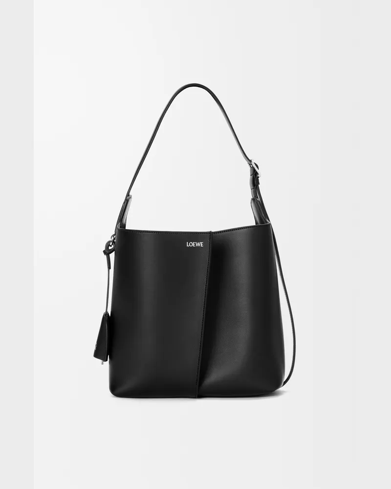 Loewe Medium Bilbao Bucket In Leather skin Mujer Black