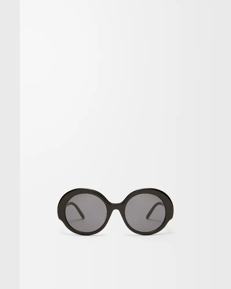 Loewe Round Slim Sunglasses Mujer Black