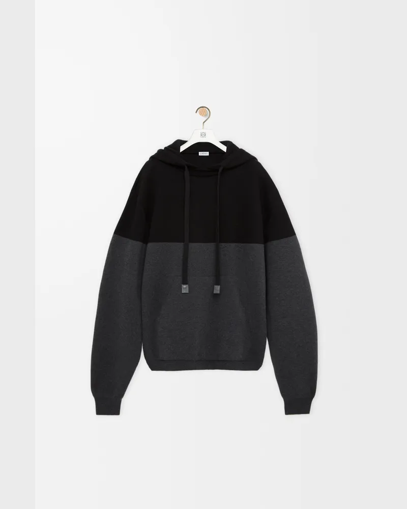 Loewe Hoodie In Cotton Blend Size Hombre Black
