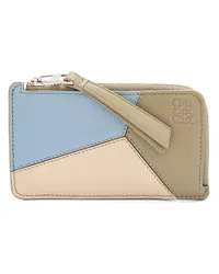 Loewe Luxury Puzzle coin cardholder in classic calfskin Dusty