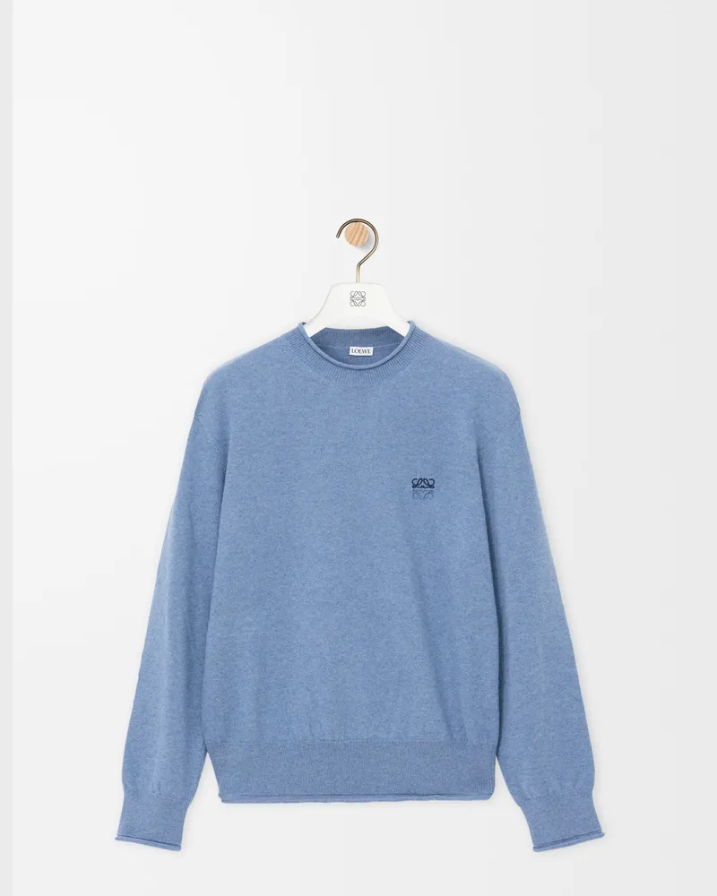 Loewe Sweater In Cotton And Cashmere Size Hombre Light