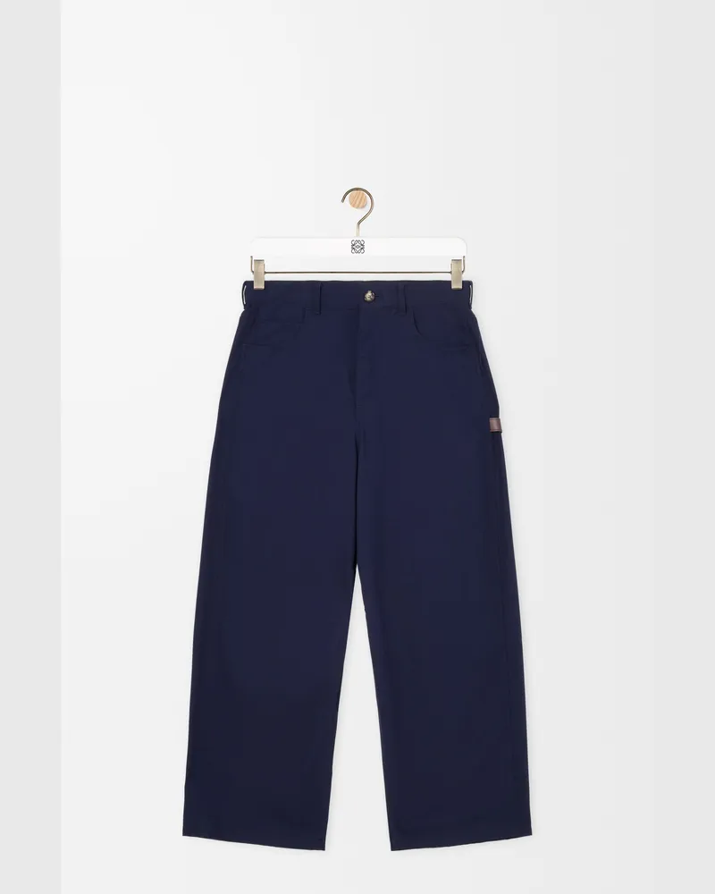 Loewe Carpenter Trousers In Cotton Size Hombre Navy