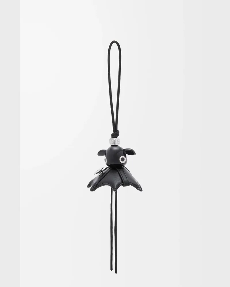 Loewe Pantaroo Charm In Lambskin Mujer Black