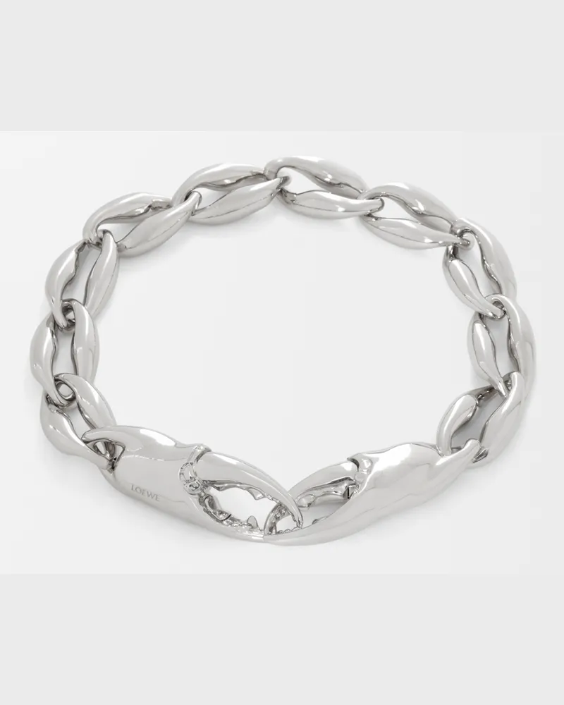 Loewe Claw Necklace Mujer Silver