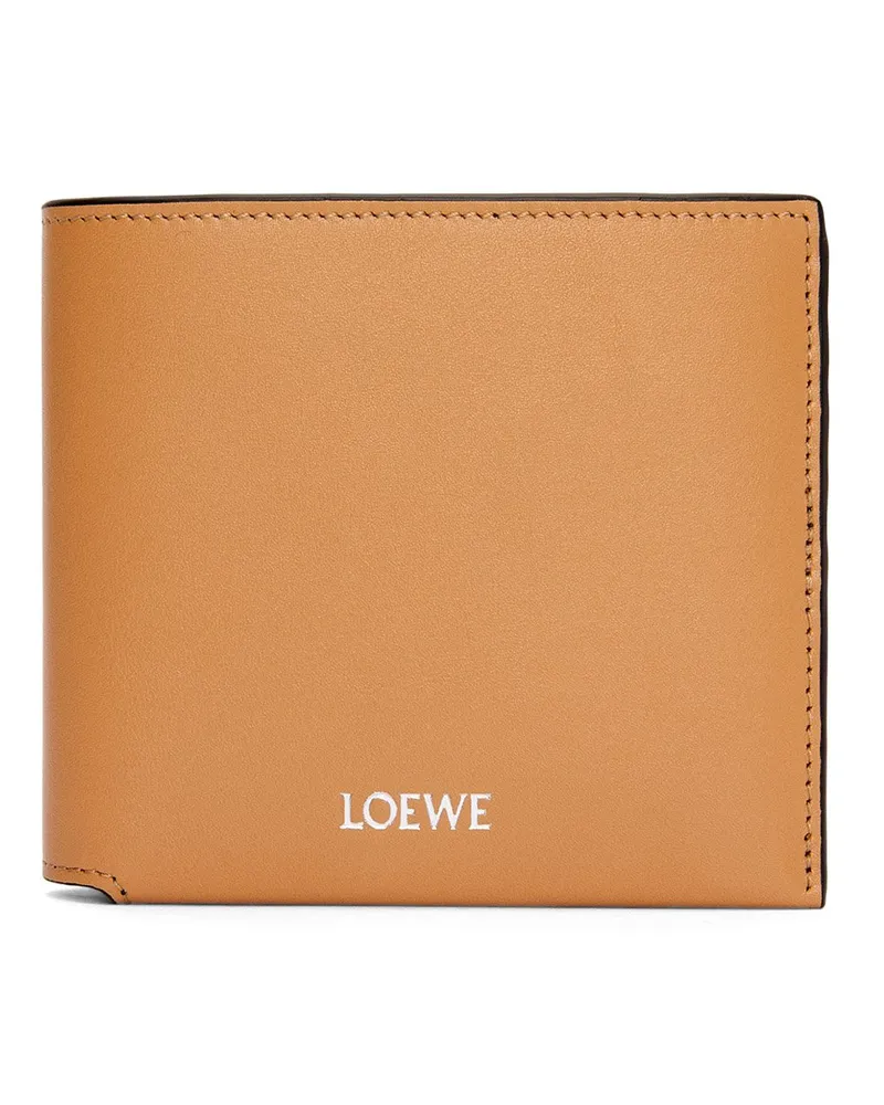 Loewe Luxury Bifold wallet in shiny nappa calfskin Warm