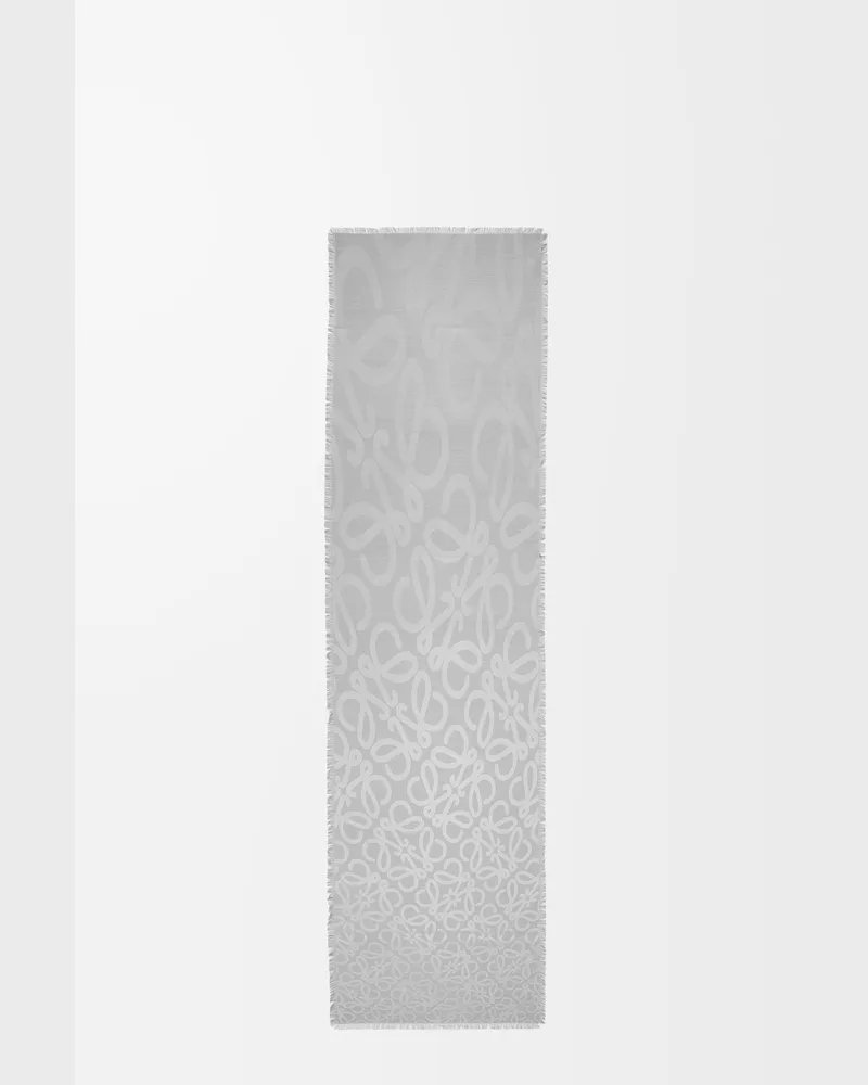 Loewe Scarf In Silk And Wool Mujer Light