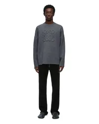 Loewe Luxury Anagram sweater in wool Light