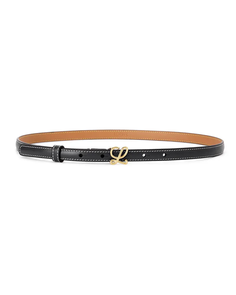 Loewe Luxury Belt in smooth calfskin Black