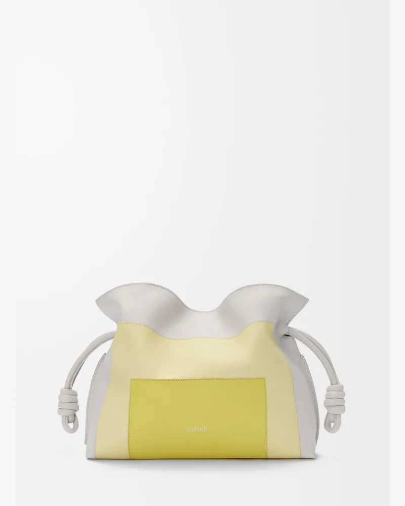 Loewe Medium Flamenco Clutch In Nappa Leather skin Mujer Pale