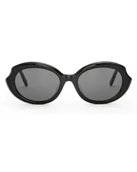 Loewe Luxury Mini Oval Slim sunglasses Black