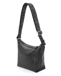 Loewe Luxury Small Cubi crossbody bag in supple smooth calfskin and jacquard Black