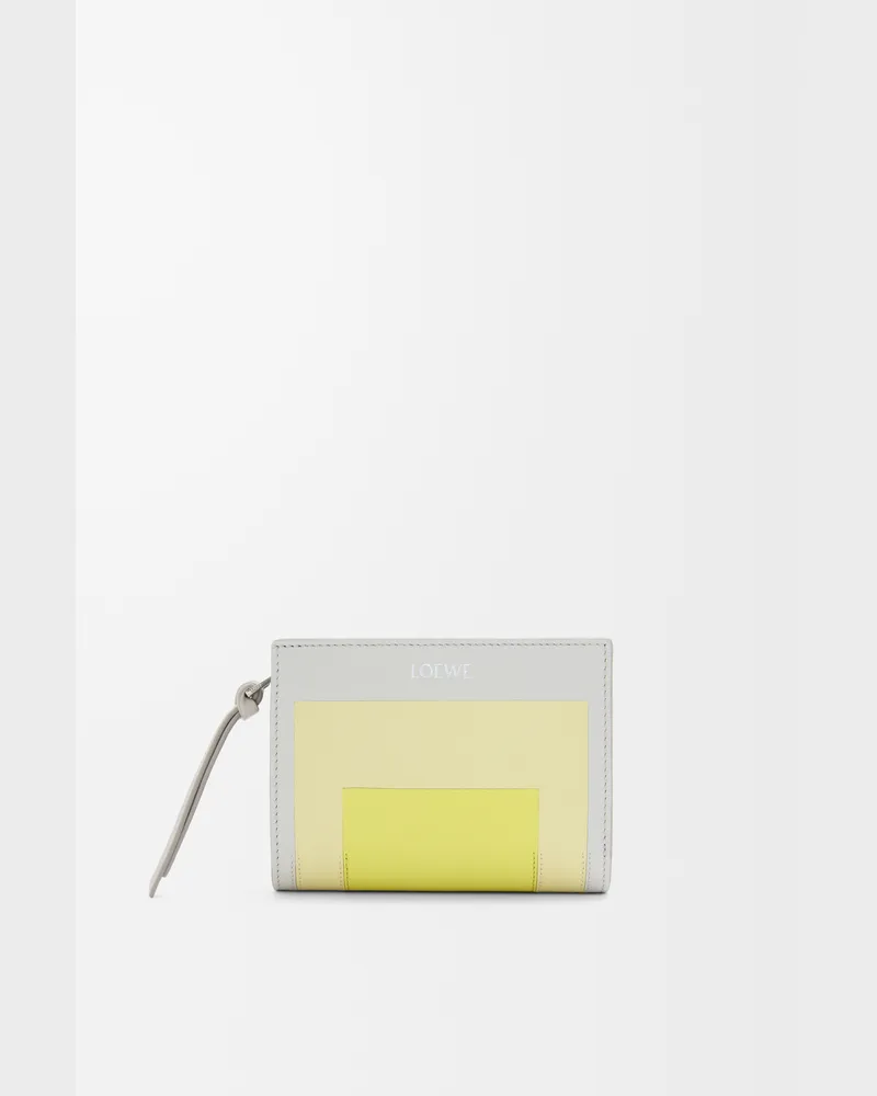 Loewe Compact Wallet In Nappa Leather skin Mujer Pale