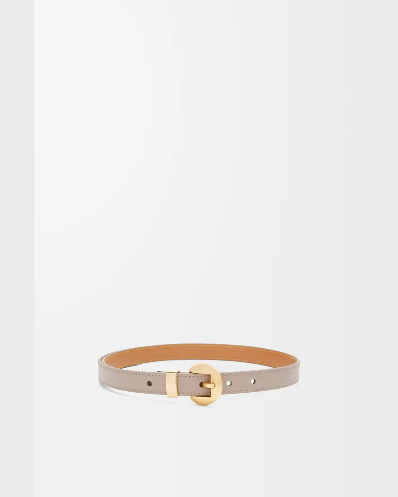 Loewe Pebble Belt In Leather skin Size Mujer Sand