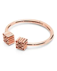 Loewe Luxury Anagram cuff in sterling silver Rose