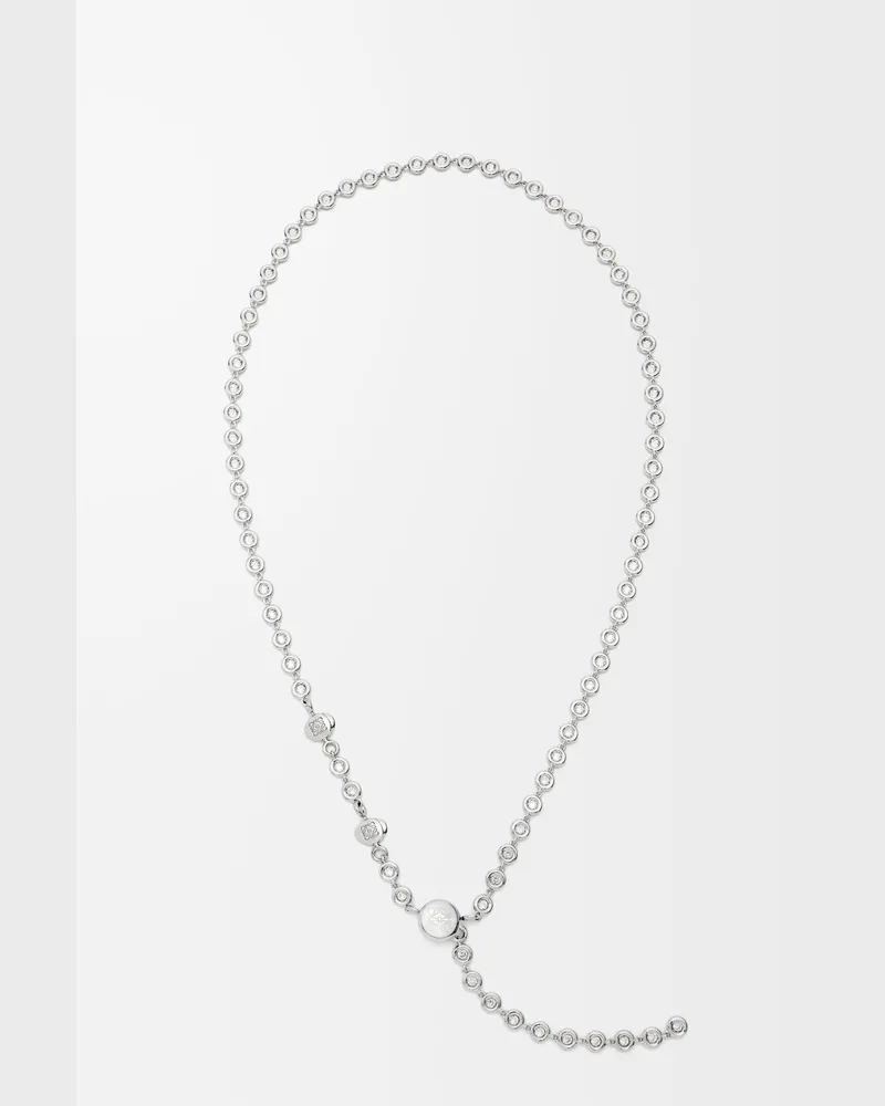 Loewe Crystal Donut Chain Belt In Brass Size Mujer Silver