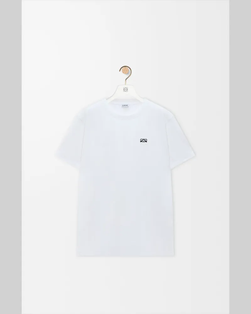 Loewe Regular Fit T-shirt In Cotton Size Hombre White