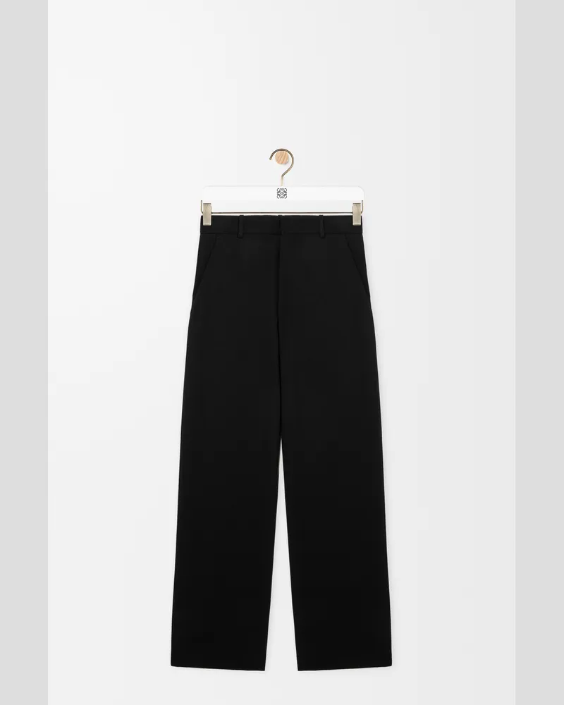 Loewe Trousers In Wool Size Hombre Black