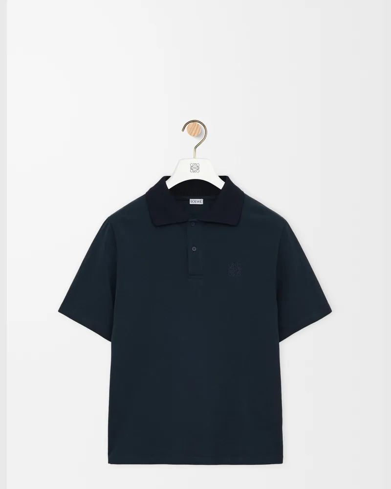 Loewe Polo In Cotton Size Hombre Navy
