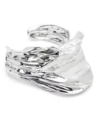 Loewe Luxury Pleated Fan cuff in sterling silver Silver