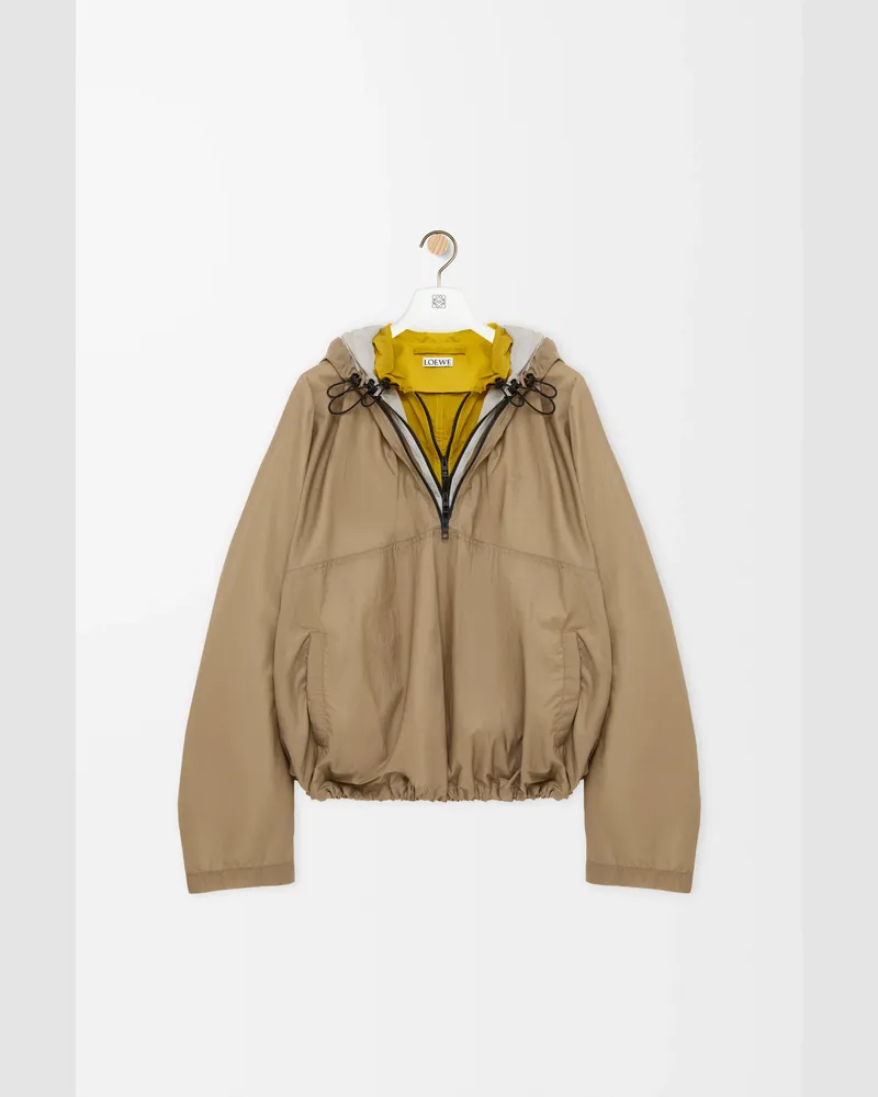 Loewe Anorak In Technical Shell Size Hombre Beige