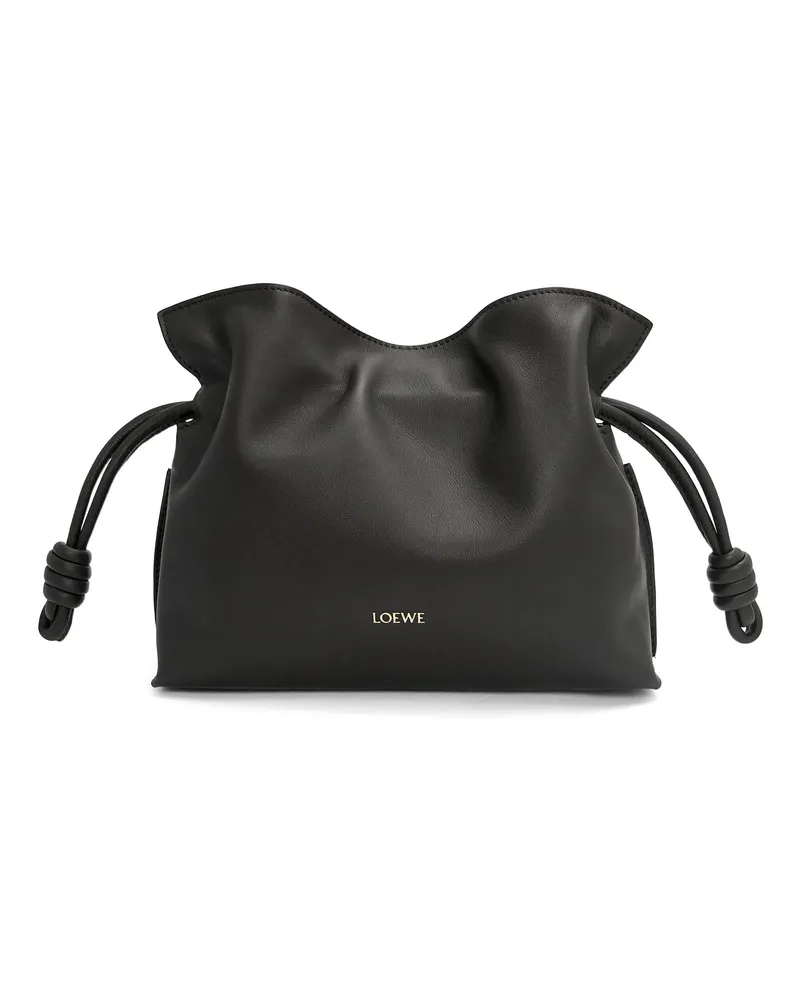 Loewe Luxury Mini Flamenco clutch in nappa calfskin Black