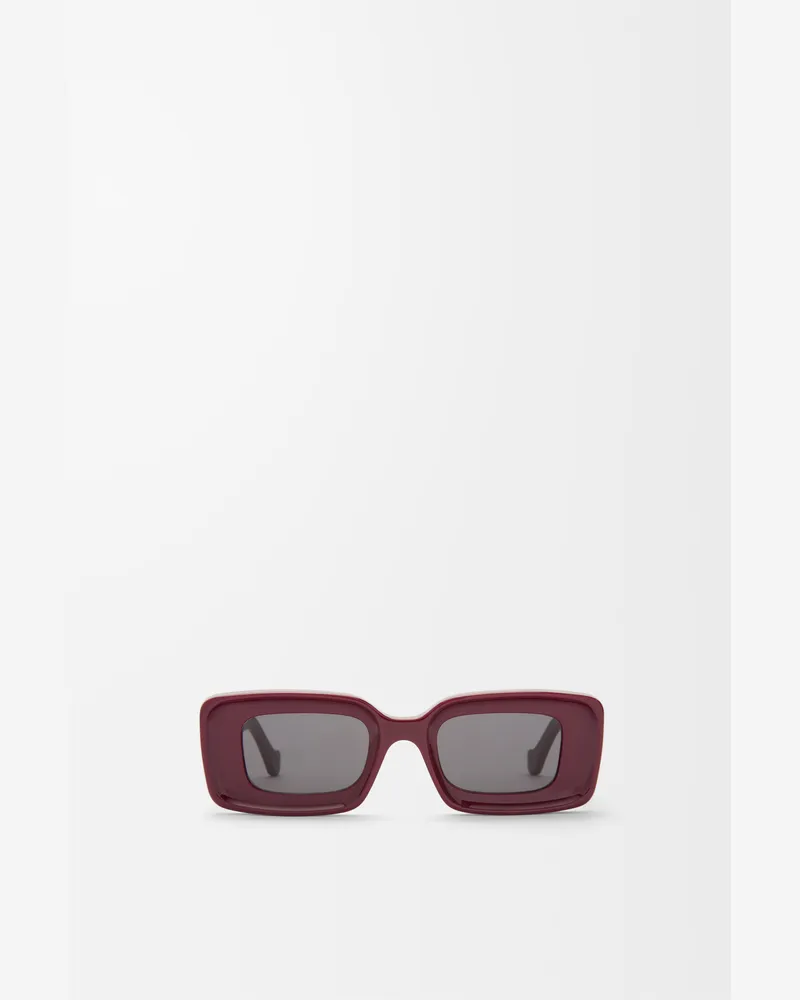 Loewe Rectangular Sunglasses Mujer Burgundy