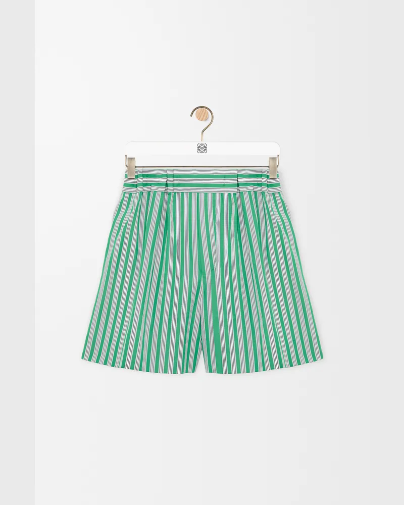 Loewe Shorts In Cotton Size Mujer Green