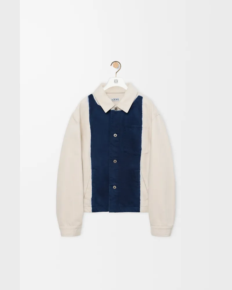 Loewe Workwear Jacket In Denim Size Hombre Off-white