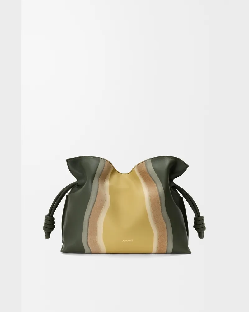 Loewe Medium Flamenco Clutch Landscape In Nappa Leather skin Mujer Bottle